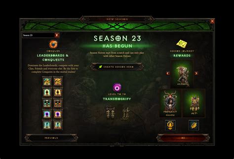 Season 26 of Diablo III will bring with it a brand new activity in the form of the Echoing Nightmare. . D3 new season start date
